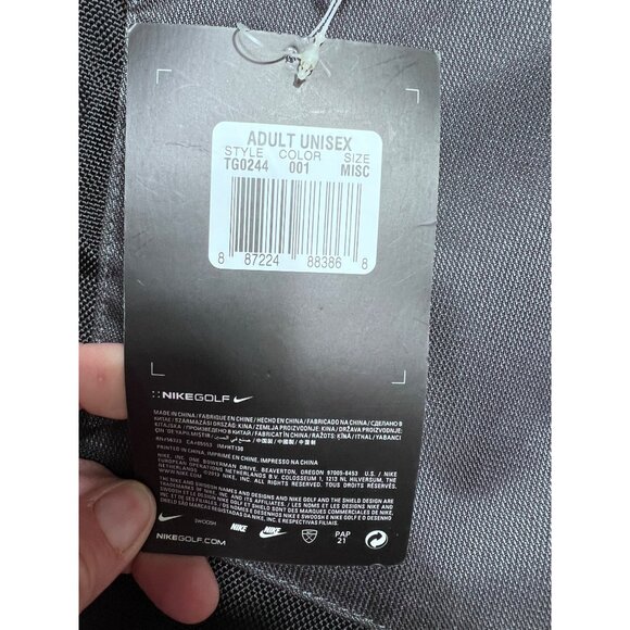 Nike Golf Adult Unisex Messenger Bag Black & Gray Polyester - Picture 2 of 11